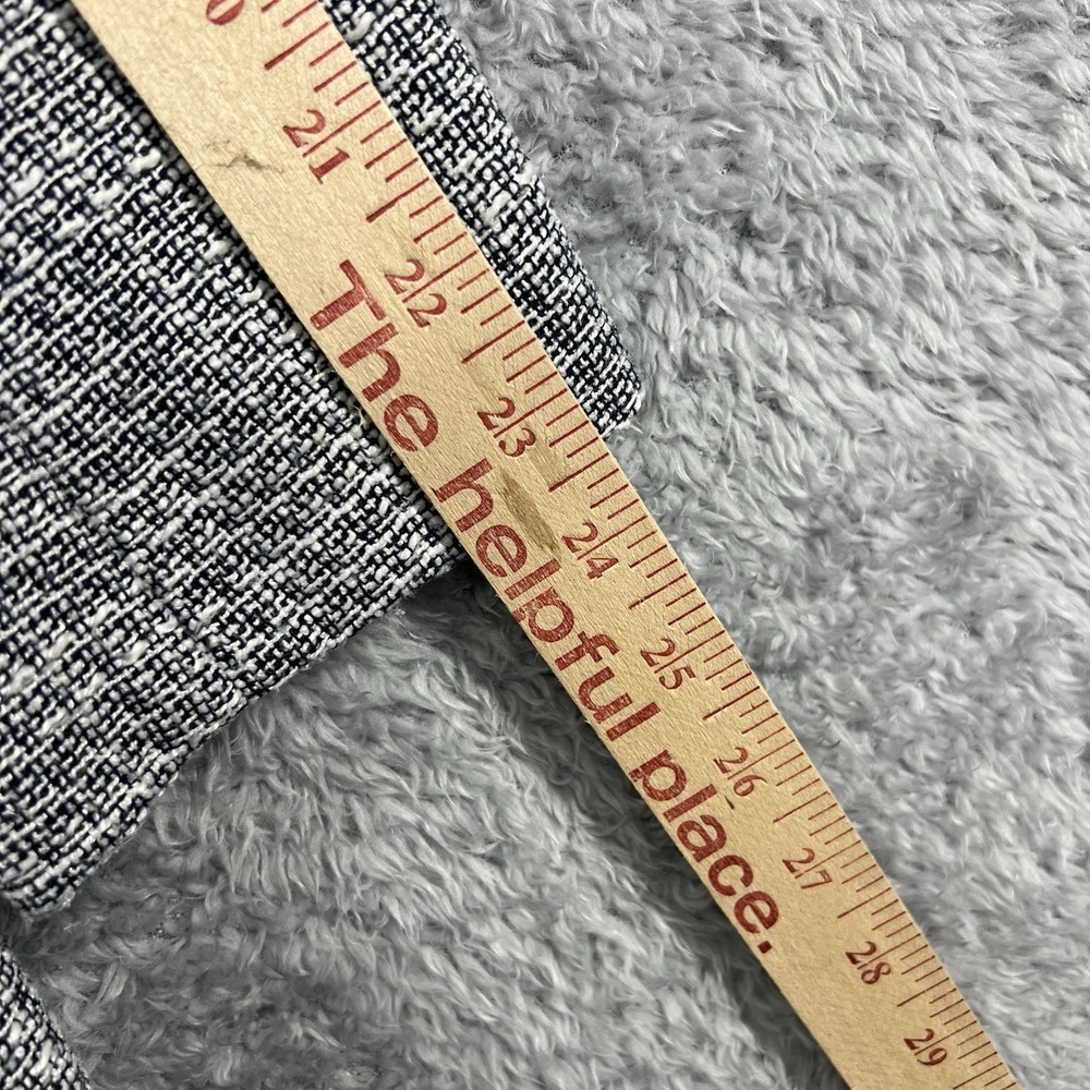 Pendleton Coat Womens 8 Blue White Tweed Mid Length Lined Overcoat‎ Business - Picture 14 of 14